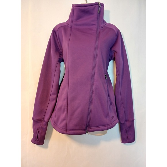Cabela's Womens Purple Athletic Outdoor Walking Jacket Zip Pockets Large  D132 - Picture 4 of 11